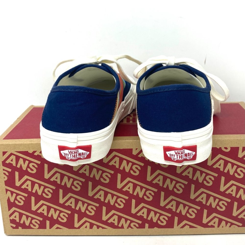 VANS Authentic Sf Retro Stripes Dress Blue Women's Size 7 VN0A3MU61B - Picture 5 of 11